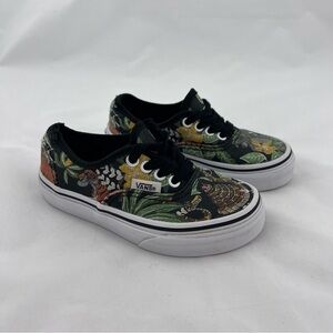 Vans Disney Kids Jungle Print Black Sneakers